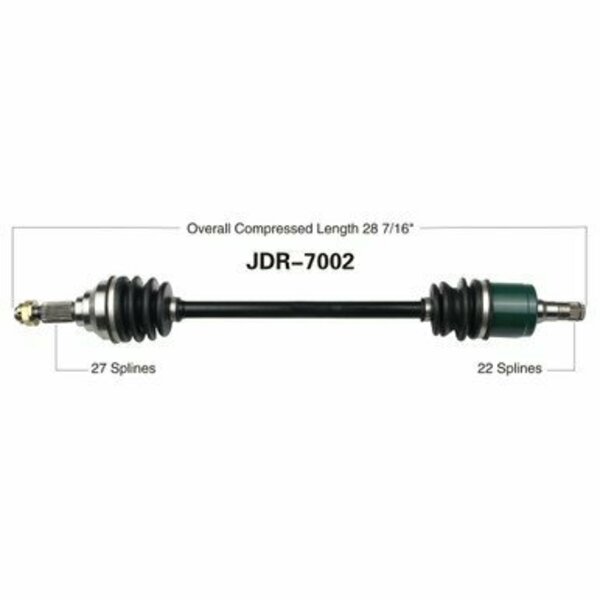 Wide Open OE Replacement CV Axle for GATOR FRONT L XUV625i/825i/855D/MGATOR JDR-7002